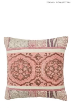 Image of French Connection Carpet Cushion Pink