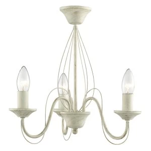 Image of Searchlight Lighting Collection Ella 3-Light Semi-Flush Ceiling Light