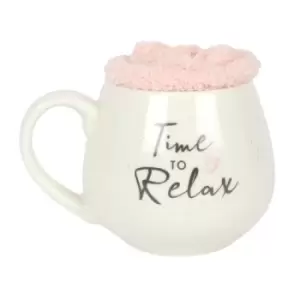 Image of Time to Relax Mug and Sock Set