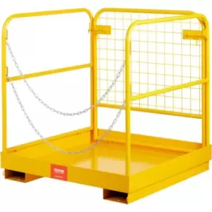 Image of VEVOR Forklift Safety Cage Work Platform 36X36in 1200lbs Foldable for Aerial Job