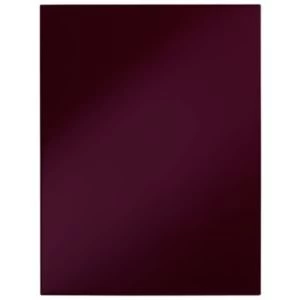 Image of Cooke Lewis Raffello High Gloss Aubergine Belfast sink door W600mm