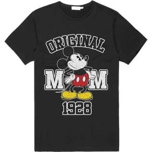 Image of Disney - Mickey Mouse Original Unisex Medium T-Shirt - Black