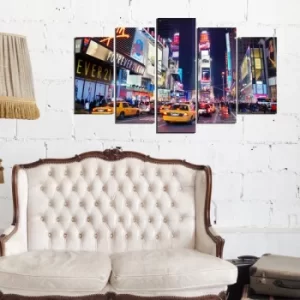 Image of 5MF-36 Multicolor Decorative MDF Painting (5 Pieces)