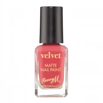 Image of Barry M Velvet Nail Paint - Burning Sand Coral