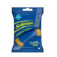 Image of Sellotape 1443169 Original Golden Tape 18mm x 25m