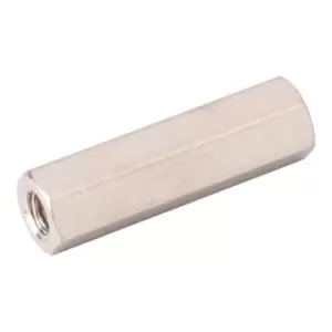 Image of R-TECH 524392 Hex Threaded F-F Spacers Brass M3 18mm - Pack Of 25