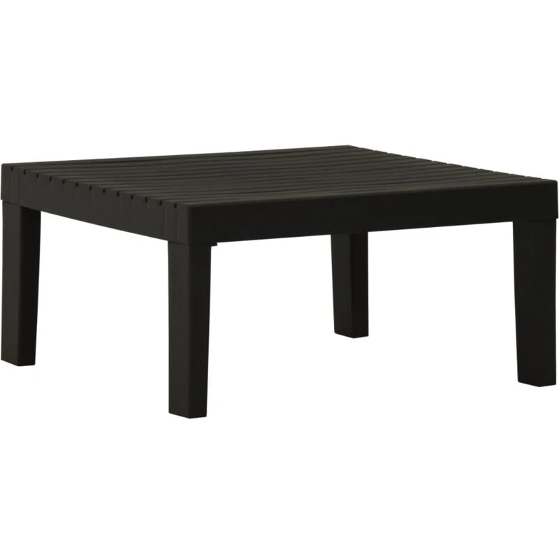 Image of VIDAXL Garden Lounge Table Plastic Grey Vidaxl 8720286314746
