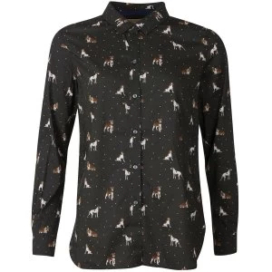 Image of Barbour Womens Safari Shirt Country Dog Print 12