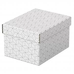 Image of ESSELTE Storage Box Home Size S 3pcs white