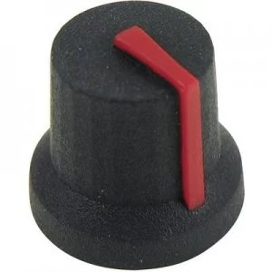 Image of Cliff CL170842CR Knob K87Mbr Black Red 6mm Spl