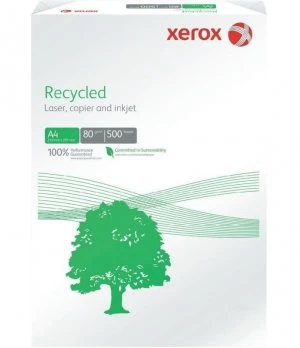 Image of Xerox Recycled A4 80gsm Off White Paper - 500 Sheet Ream