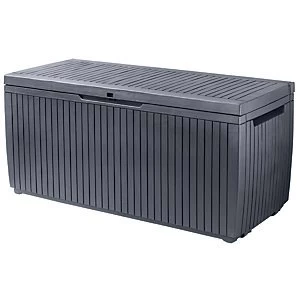 Image of Keter Springwood Garden Storage Box Graphite