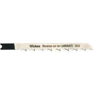 Image of Wickes T Shank Medium Cut Jigsaw Blade for Laminate Pack 5