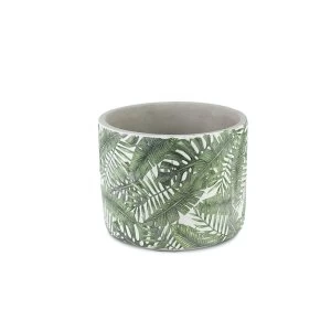 Image of Ceramic Tropical leaf Plant Pot By Heaven Sends