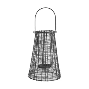 Image of Crossland Grove Barton Lantern Small Black 215x215x305Mm