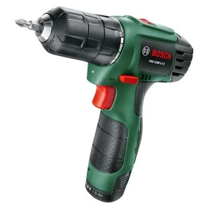Image of Bosch PSR 1080 LI-2 10.8V Cordless Drill Driver with Spare Battery