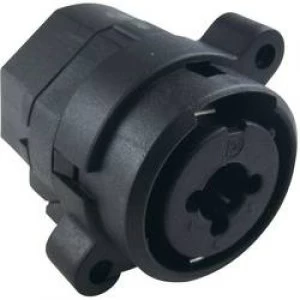 Image of XLR connector Socket vertical vertical Number of pins 3 Black Cliff FC2470