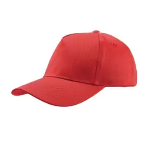 Image of Atlantis Childrens/Kids Start 5 Cap 5 Panel (One Size) (Red)