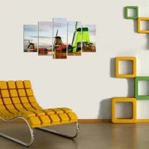 Image of 5PMX-018 Multicolor Decorative MDF Painting (5 Pieces)