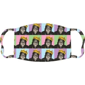 Image of Biggie Smalls - Crown Repeat Face Mask - Pastel
