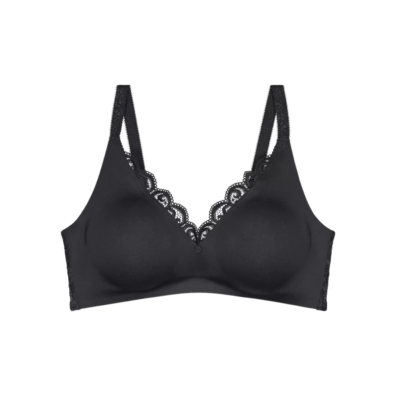 Image of Triumph Amourette Minimiser Bra Without Underwiring Black Women 34C;36C;38C;40C;42C;34D;36D;38D;40D;34DD;36DD;38DD;34E;36E;38E;40E