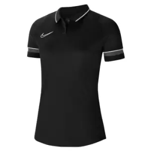 Image of Nike Dri-Fit Academy Polo Shirt Womens - Black