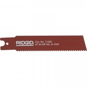 Image of Ridgid Heavy Wall Steel Pipe Cutting Reciprocating Saw Blades 150mm Pack of 5