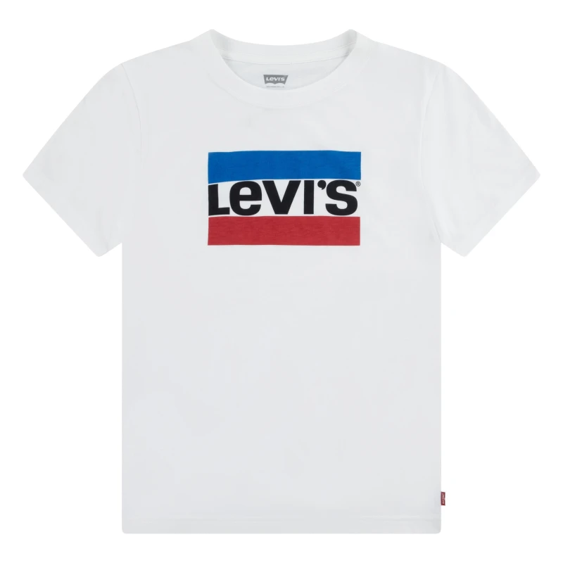 Image of Levis Sportswear Logo T Shirt White 001 unisex 14 Years