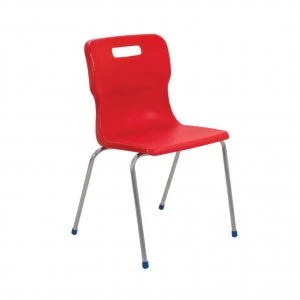 Image of TC Office Titan 4 Leg Chair Size 6, Red