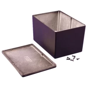 Image of Hammond IP66 Diecast Aluminium Enclosure Black 1550WFBK (171 x 121...