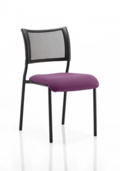 Image of Brunswick Bespoke Seat Black Frame Tansy Purple