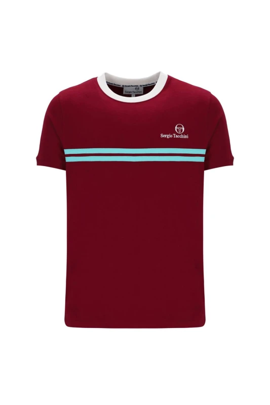 Image of Debenhams Debenhams Men New Supermac T Rhubarb/Gardenia/Aruba Blue Size: Medium multi M Male 5063400184249