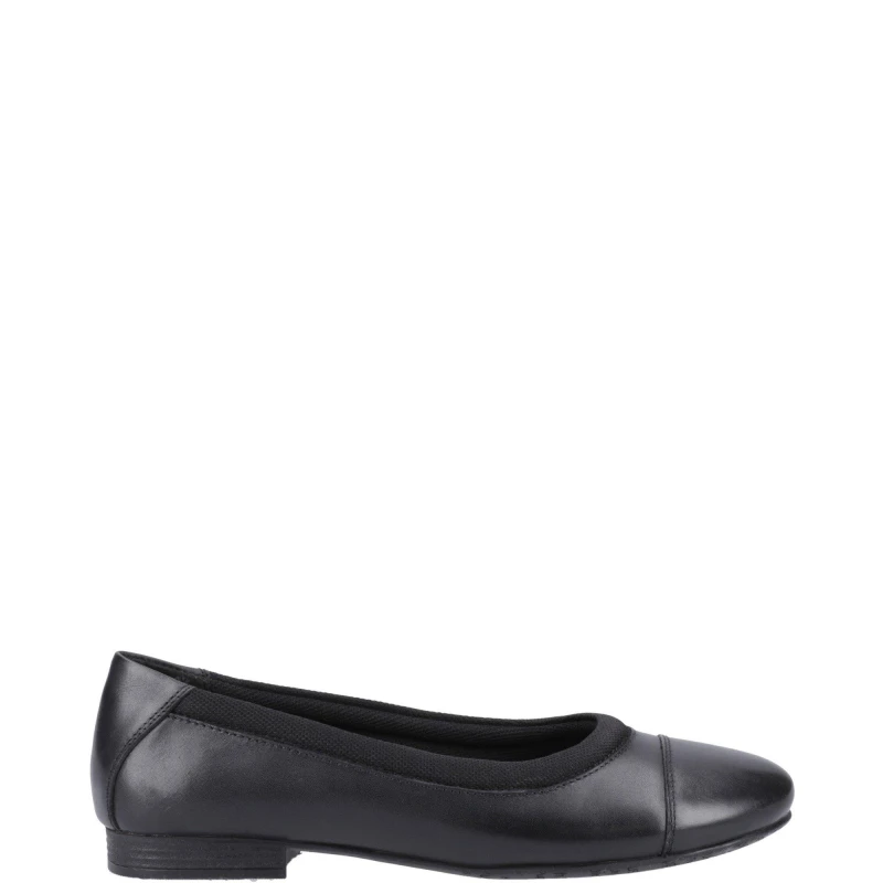 Image of Hush Puppies Emma Senior Shoe Black