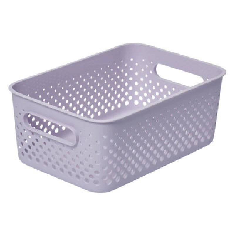 Image of Smartstore Essence Medium Storage Basket Lavender Organiser, 5.6L