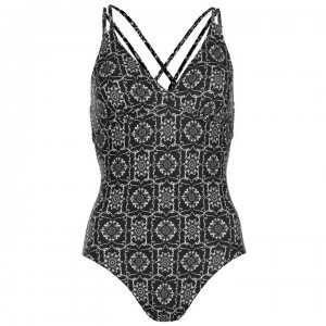Image of Zoggs Sacred Craft Crossback Swimsuit Ladies - Black