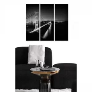 Image of MDF2056465 Multicolor Decorative MDF Painting (3 Pieces)