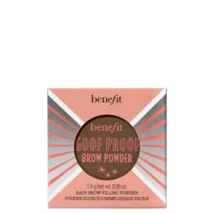 Image of benefit Goof Proof Easy Brow Filling Powder 1.9g (Various Shades) - 3.75 Warm Medium Brown