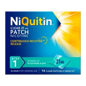 Image of NiQuitin Clear 21mg Patches Step One