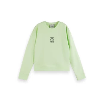 Image of Scotch and Soda Crew Sweatshirt - Green