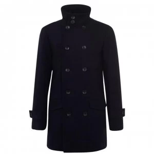 Image of French Connection Connection Funnel Coat Senior - Marine