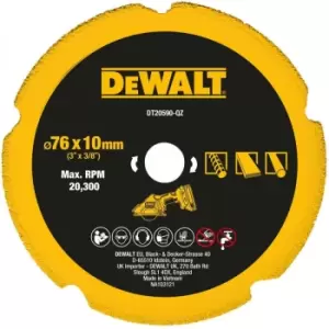 Image of DEWALT - DT20590-QZ 76mm Diamond Multi Material Wheel Fits DCS438