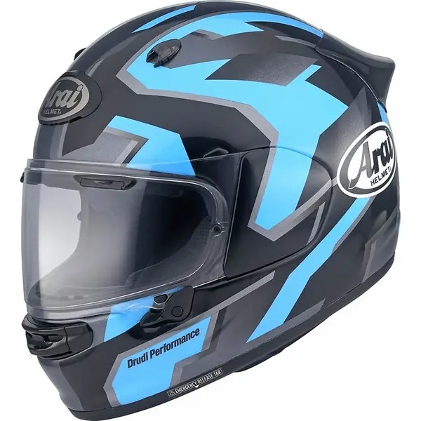 Image of Arai Quantic Robotik Blue Full Face Helmet Size S