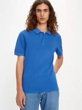 Image of Slim Housemark Polo - Blue