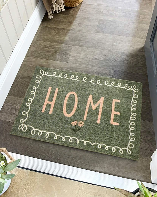 Image of My Mat My Mat Indoor My Home in Bloom Doormat Multi - My Mat - Size: 50X75 Multi 50X75 HR95401