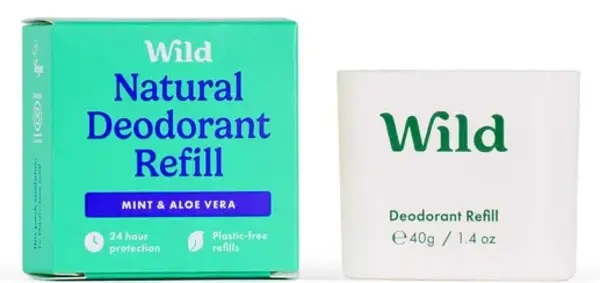 Image of Wild Mint and Aloe Vera Deodorant Refill 40g