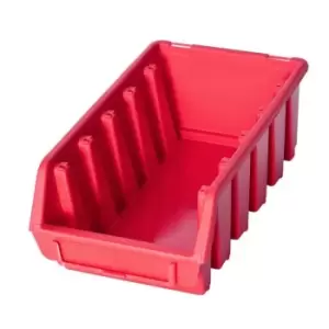 Image of Patrol Group Ergo L Box Plastic Parts Storage Stacking 116 x 212 x 75mm - Red, P