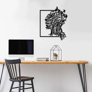 Image of MT - 016 Black Decorative Metal Wall Accessory