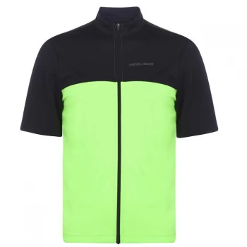 Image of Pearl Izumi Quest Cycling Jersey Mens - Black/Green