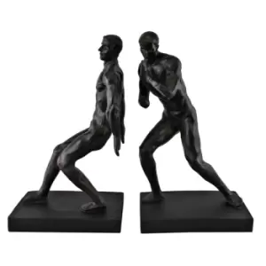 Image of Geko Male Statue Bookends