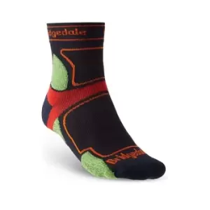 Image of Bridgedale TRAIL RUN Ultralight T2 Coolmax Sport 3/4 Crew Mens - Medium Navy